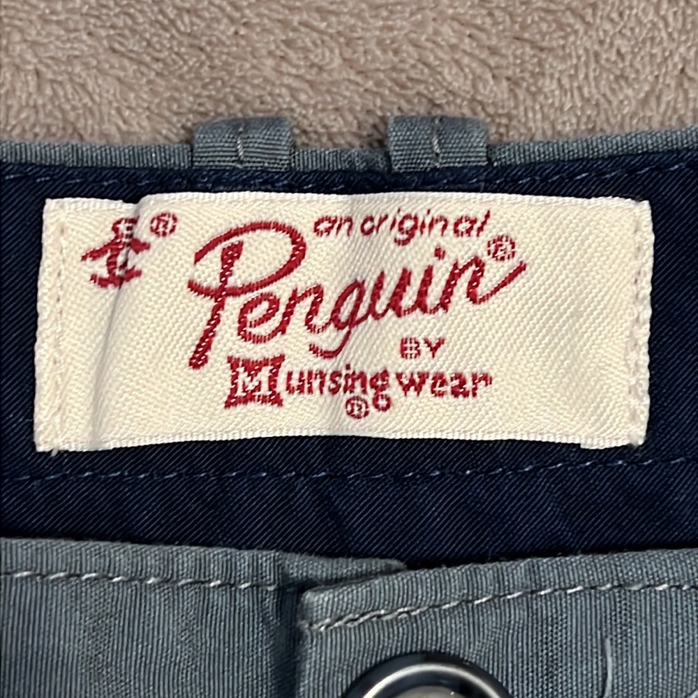 Men's Original Penguin Blue Chino Shorts - Picture 2 of 16